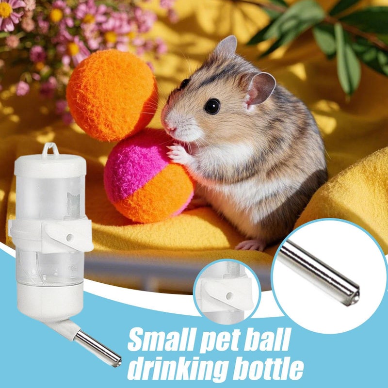 Blue Hamster Water Bottle Leak Proof No Drip Drinker With Stainless Steel Spout - Image 5