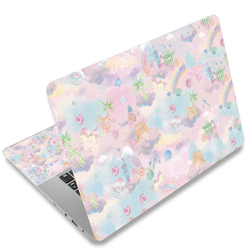 WINTOJO 11.6 13 13.3 14 15 15.6 inches Netbook Laptop Skin Sticker Decal Reusable Protector Cover Case for Laptop Notebook chromebook Cute W-NEK-50 - Image 1