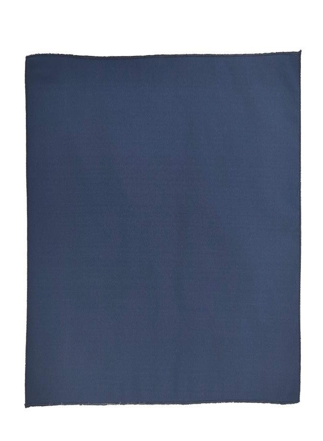 Fennco Styles Buffalo Check Double Layers Reversible Placemats 14" W x 20" L, Set of 4 - Handmade in USA - Navy Blue Plaid Table Mats for Everyday Use, Banquet, Holiday, Special Occasion - Image 3