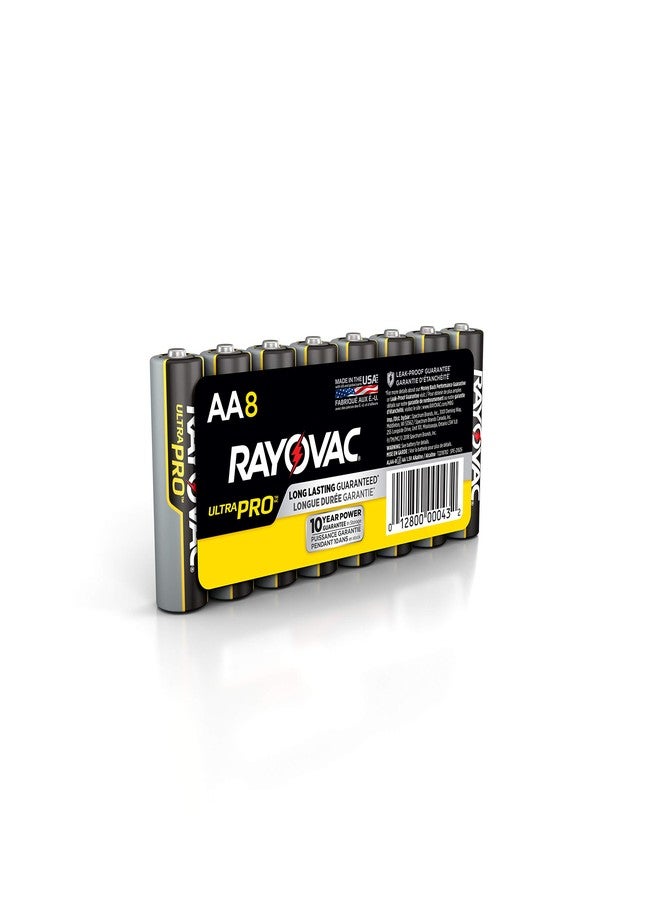 Rayovac Ultra Pro Alkaline AA Batteries, 8 Pack - Image 1