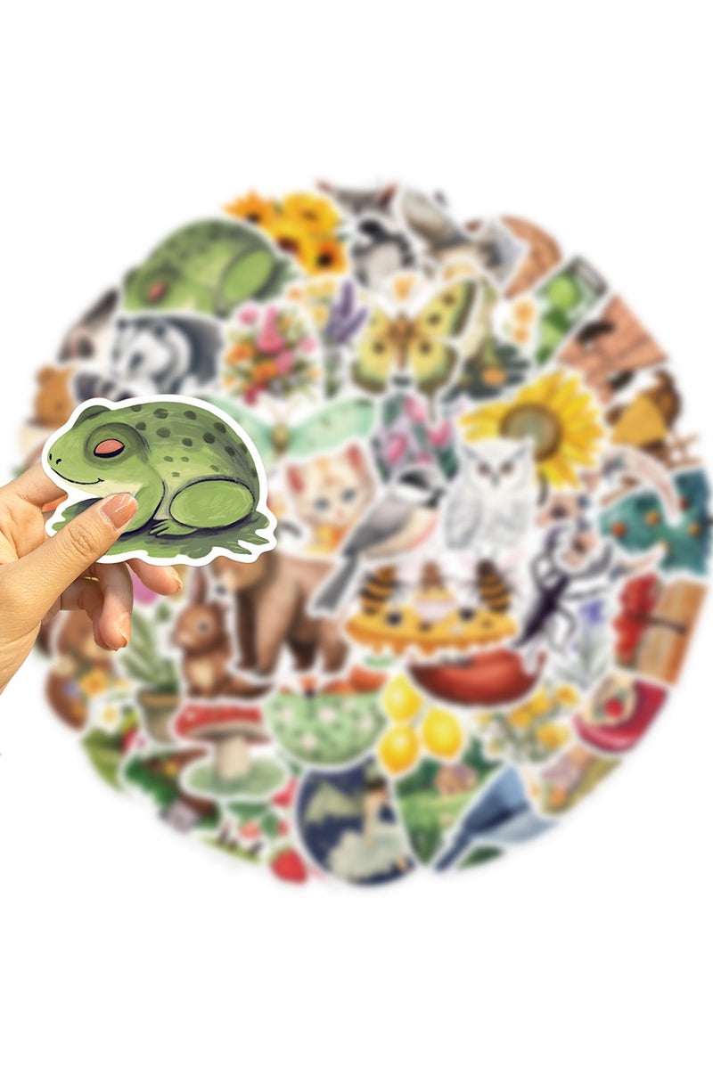 ORAINBOW 50 Pcs Forest Aesthetic Stickers Pack Waterproof Durable Designs for Teens Kids Adults Ideal for Parties Gifts School Projects - Image 2