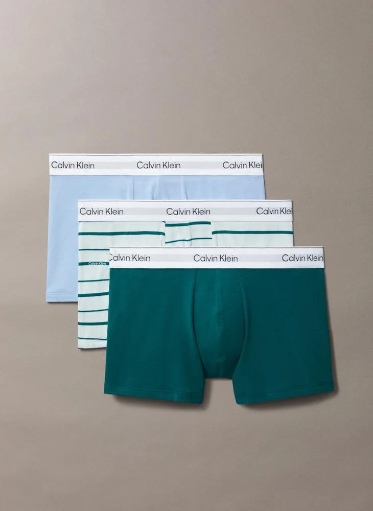 كالفن كلاين 3 Pack Trunks - Icon Cotton Stretch