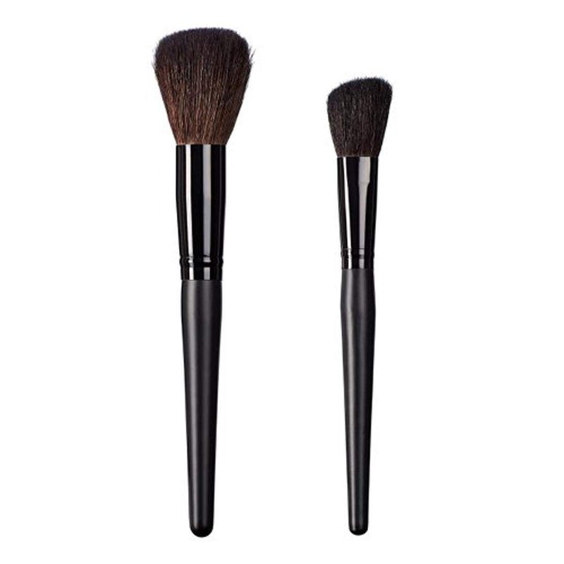 ON&OFF East Meets West Collection Domed Powder and Slanted Cheek Brush Set - Image 4