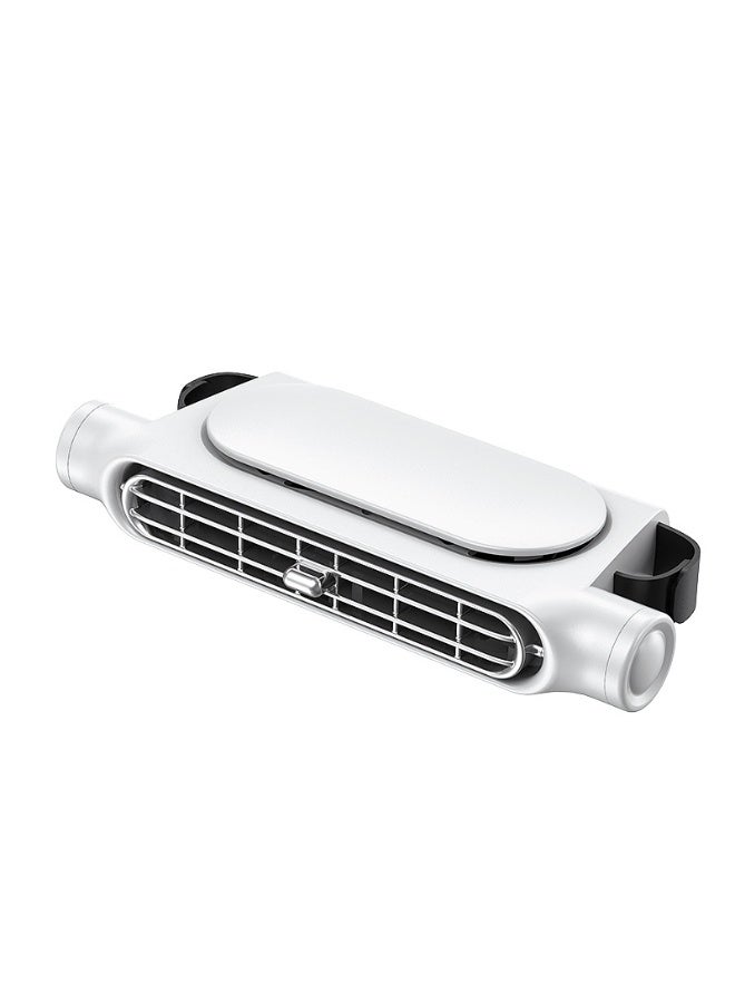 مروحة تبريد مقعد السيارة، مروحة مقعد الرقبة المحمولة الجديدة لعام 2025 مع بطارية 3000mAh مدمجة، مروحة مقعد للسيارات مع 3 سرعات هواء قابلة للتعديل للسيارة، SUV، الشاحنات، الحافلات الصغيرة - Image 1