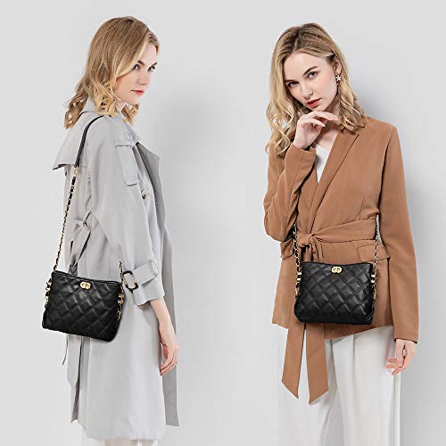 Sivim Small Crossbody Bags for Women Purses Fashion Leather Lightweight Handbags Shoulder Bag(Dark Blue) - Image 2