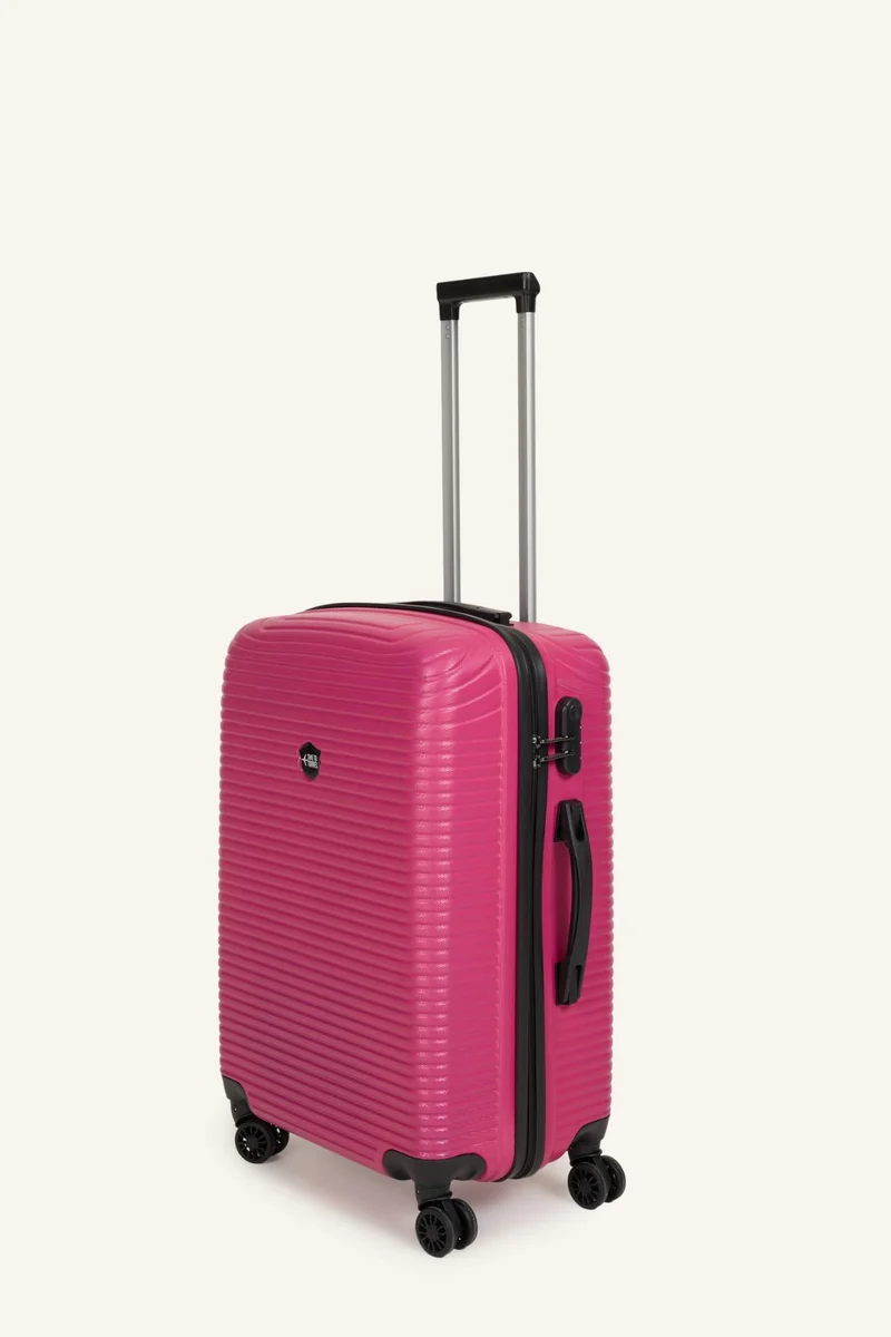 Defacto Unisex Medium Hardcover Travel Suitcase