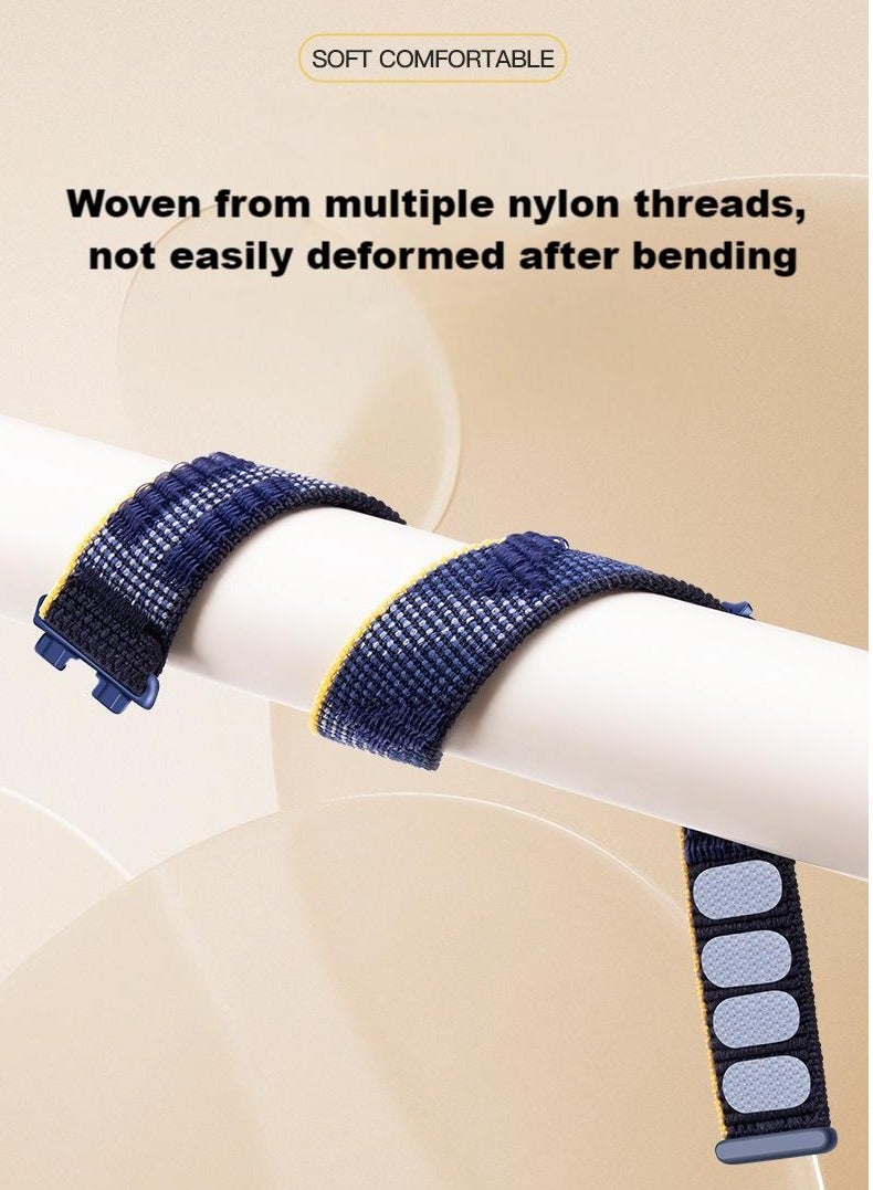 اليشمك Replacement Strap For Huawei Band 8, Nylon Strap Suitable for Huawei Band 8/9 Sports Watchband Pink - Image 5