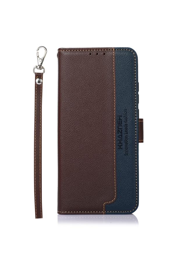 S-TOP Case For iPhone 16 Pro Max KHAZNEH Litchi Texture Leather RFID Phone Case - Image 3