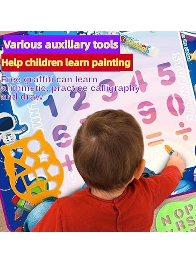 Arabest Kids Toys Water Doodle Mat Reusable 40 X 32 in Extra Large Painting Writing Doodle Water Color Drawing Board,Toddlers Preschool Education 2 3 4 5 6 7 8 Year Old Girl Boys Coloring - Image 2