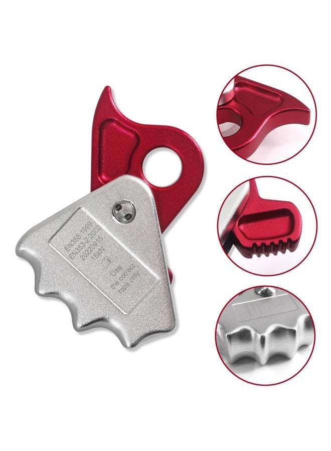 Newdoar Rope Grab Ascender 15KN Riser Adjuster Fits 9mm-12mm Rope for Rocking Climbing Protection Rescue - Image 3