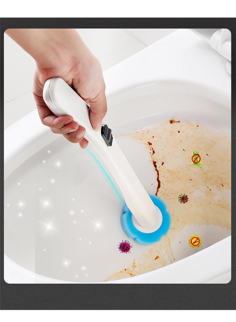 Disposable toilet brush set household bathroom toilet no dead corners clean toilet toilet brush - Image 3