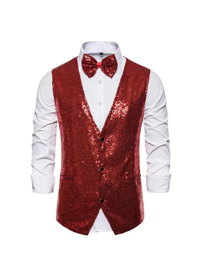 Shougu New Fashionable Casual Men's Suit Vest  - Image 1