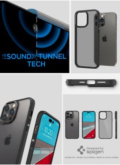 Spigen غطاء حماية هجين للغاية لهاتف Apple iPhone 14 Pro - أسود فاتح  - Image 5