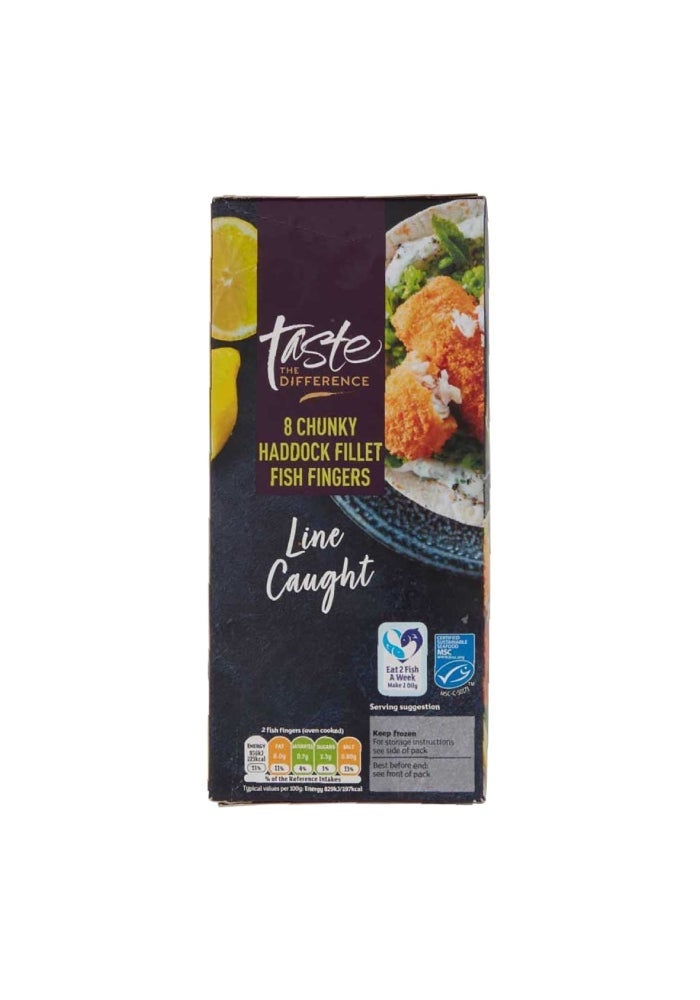 Chunky Haddock Fish Fingers - 8 Pack