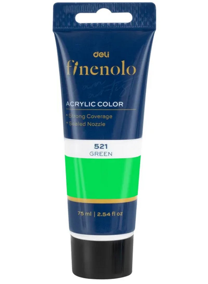 ديلي فينولو أكريليك لون 521 أخضر، تغطية قوية وفوهة محكمة الإغلاق، 75 مل - Image 1