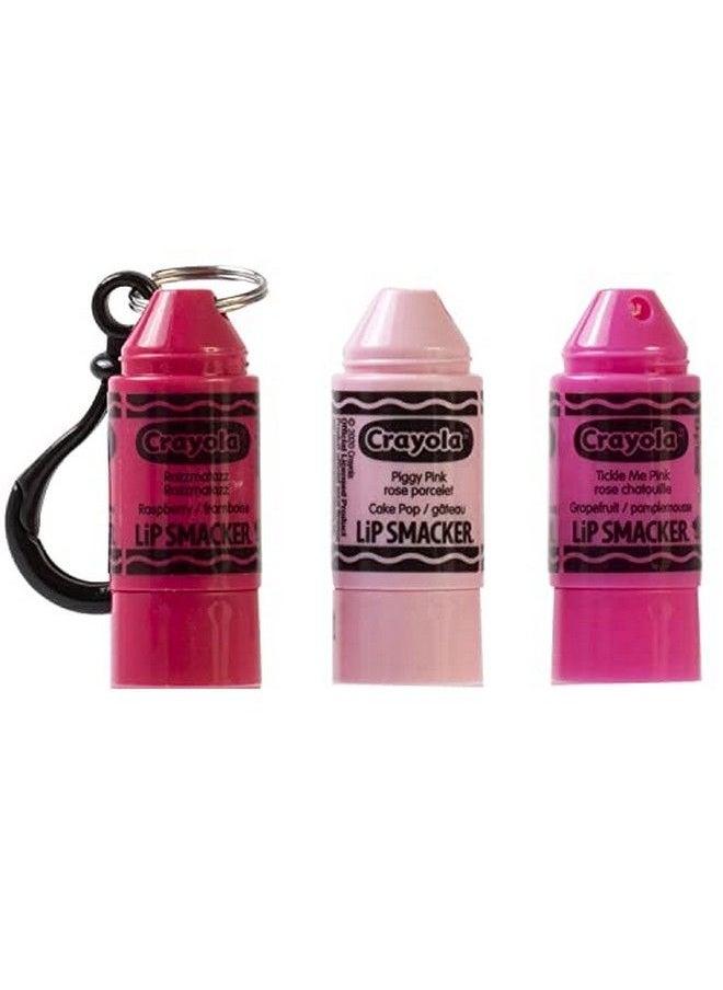 Lip Smacker Crayola Crayon Stackable Flavored Clear Balm Pink Pinks 0.03 Ounce  - Image 3