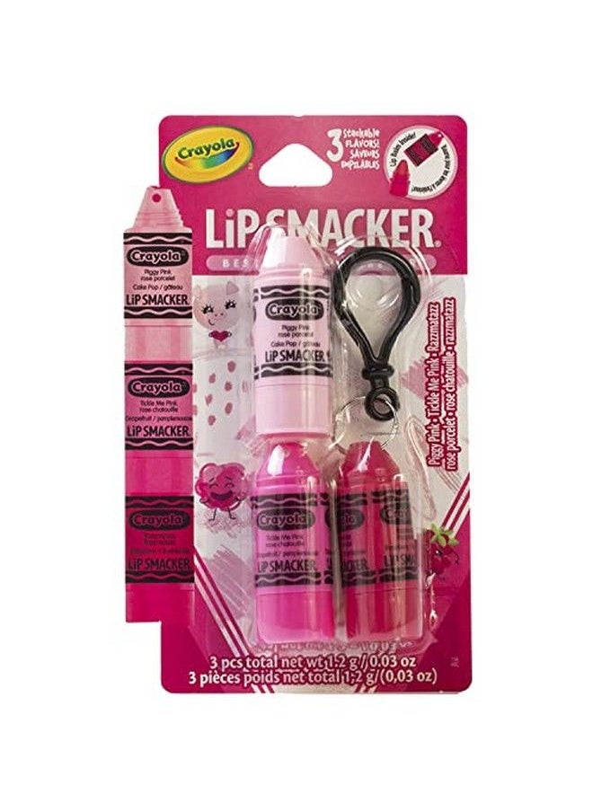Lip Smacker Crayola Crayon Stackable Flavored Clear Balm Pink Pinks 0.03 Ounce  - Image 1