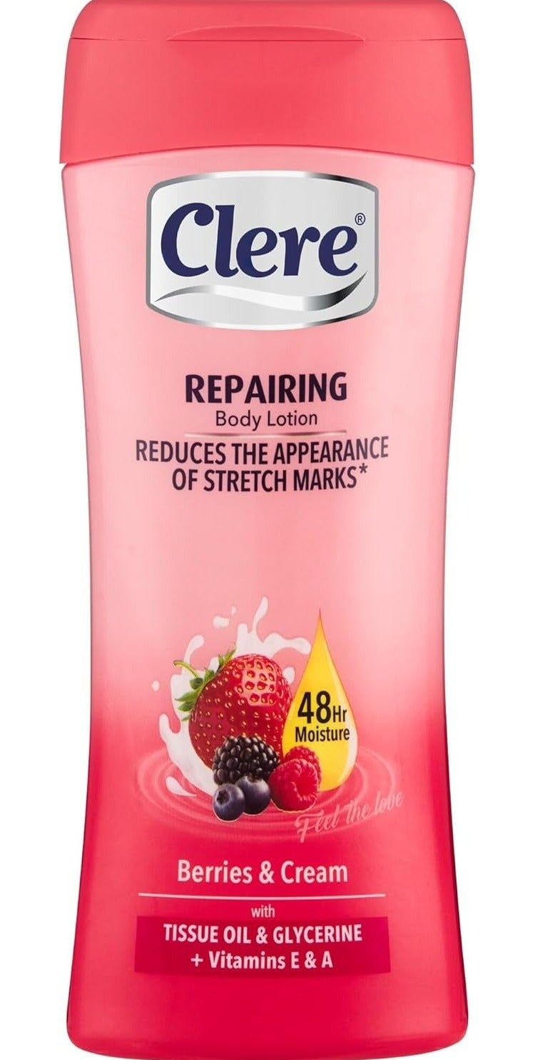 لوشن مغذي للجسم برائحة التوت والكريمة 400 مل