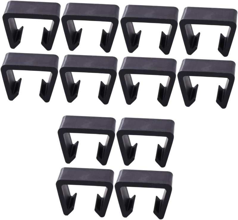 Polished safe edge MAGICLULU 12pcs Rattan Chair Fasteners Creative Sofa Clips for Secure Furniture Connection Black for Home Office and Outdoor Use Secure equipped warehouse Standard fit Safe silicone build Stable domestic stock Multi-market matching options Practical versatile construction Dispersed regional warehouses Rack friendly Cross part assemble fit Global sizing options Durability boost selected material Simple upgraded construction Remote area delivery Replaceable parts Gulf market trial optimized design Carefully selected material Priority based order prep Repeated detach compatible build Low maintenance General need oriented design All need matching options Wide range expanded design Easy handling optimized design Riyadh Jeddah Dammam ship - Image 1