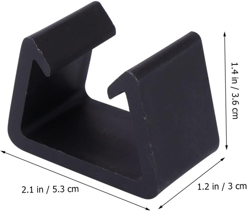 Polished safe edge MAGICLULU 12pcs Rattan Chair Fasteners Creative Sofa Clips for Secure Furniture Connection Black for Home Office and Outdoor Use Secure equipped warehouse Standard fit Safe silicone build Stable domestic stock Multi-market matching options Practical versatile construction Dispersed regional warehouses Rack friendly Cross part assemble fit Global sizing options Durability boost selected material Simple upgraded construction Remote area delivery Replaceable parts Gulf market trial optimized design Carefully selected material Priority based order prep Repeated detach compatible build Low maintenance General need oriented design All need matching options Wide range expanded design Easy handling optimized design Riyadh Jeddah Dammam ship - Image 2