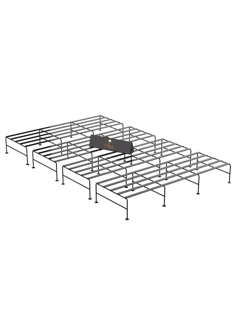 Wooden Twist - Vertical Wrought Iron Planter Stand Pot Stand ( Set of 4 ) - Image 1