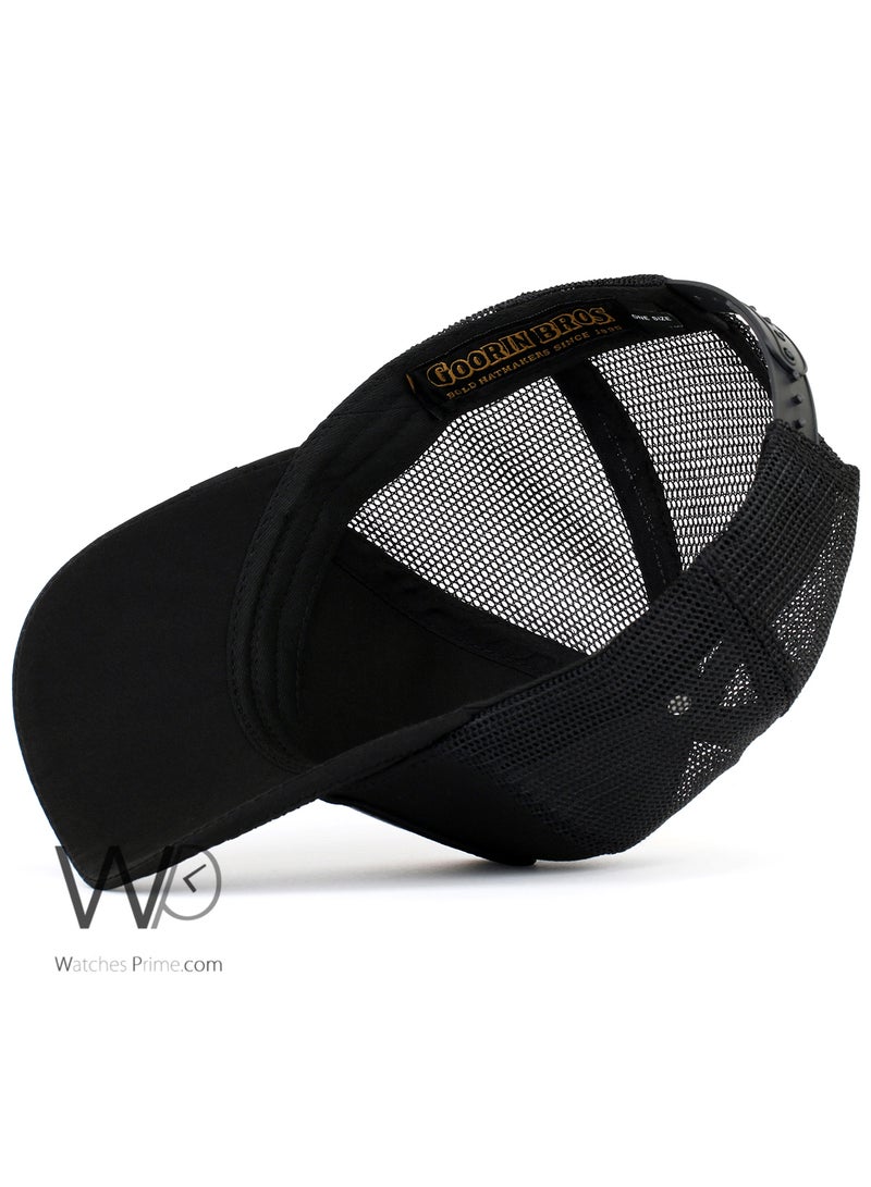 Goorin Bros Goorin Bros Horse Trucker Mesh Cap Black Color Cotton Hat For Men  - Image 4