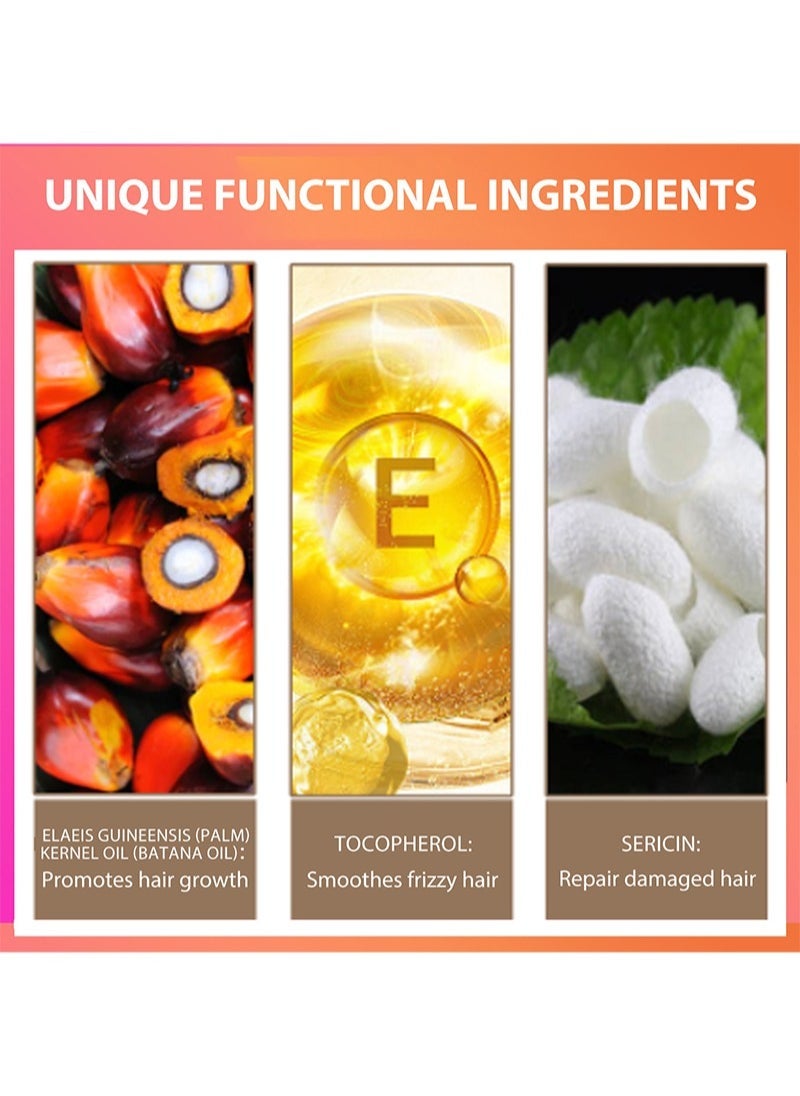 SAUVASINE Batana Oil for Hair Growth, Healthier, Thicker and Fuller Hair, Organic, Organic for Healthy Hair, 100% Harmless to Scalp,Batana Oil Hair Mask-120ml - Image 5