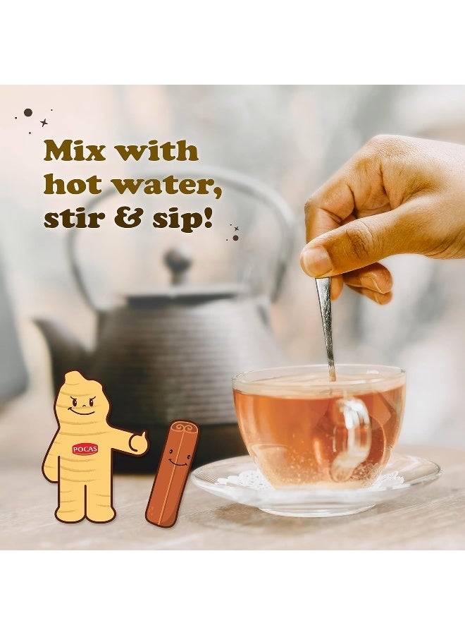 Pocas Instant Honey Ginger Tea with Cinnamon - Image 5