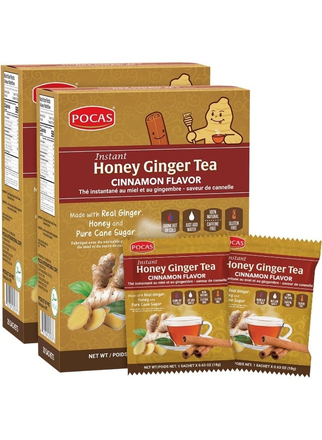 Pocas Instant Honey Ginger Tea with Cinnamon - Image 1