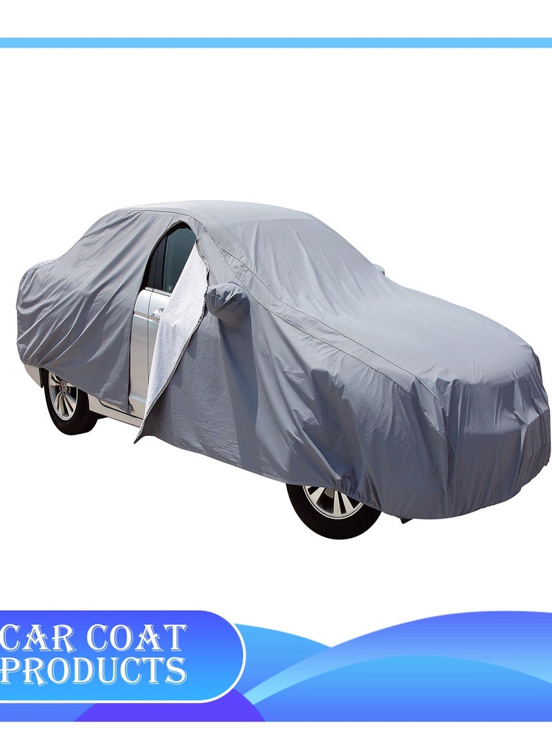 Manful - Car Cover Convenient, Saving Labor, Oil, Water, Anti-Static, Vehicle Refinished Flame Retardant, Environmental Protection Body Shield - Image 1