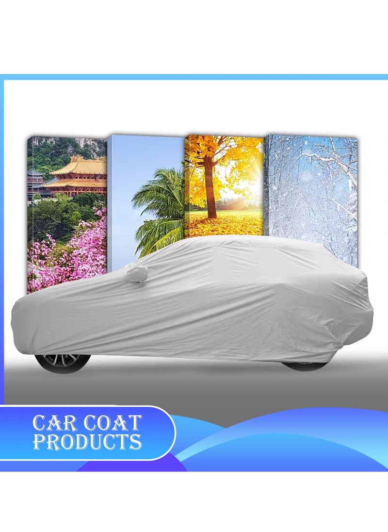 Manful - Car Cover Convenient, Saving Labor, Oil, Water, Anti-Static, Vehicle Refinished Flame Retardant, Environmental Protection Body Shield - Image 1