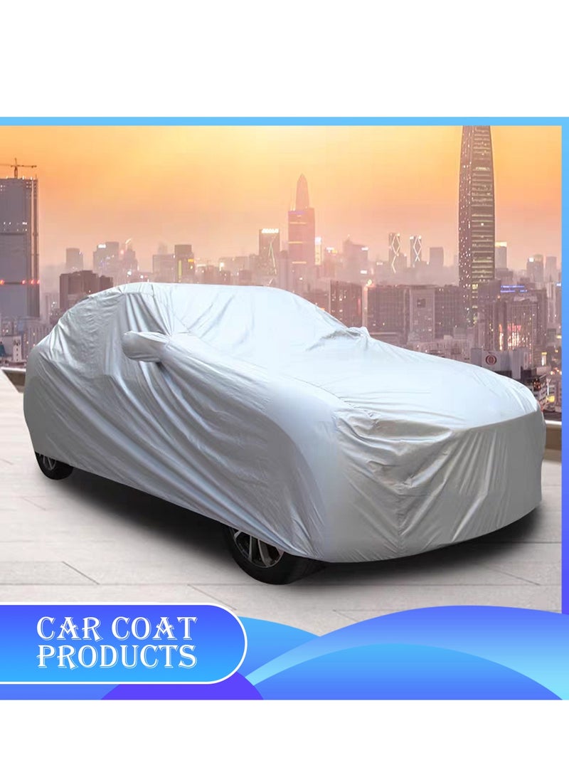 Manful - Car Cover Convenient, Saving Labor, Oil, Water, Anti-Static, Vehicle Refinished Flame Retardant, Environmental Protection Body Shield - Image 1
