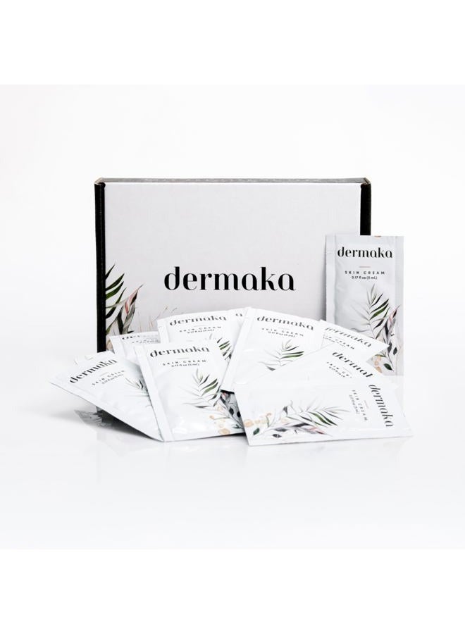 Dermaka 5ml 25 Packets All-Natural Skin Cream- Moisturizing Lotion Formulated by a surgeon to aide in healing skin, White - Image 3