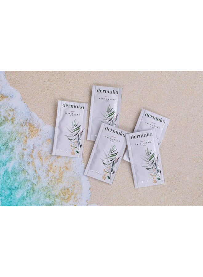Dermaka 5ml 25 Packets All-Natural Skin Cream- Moisturizing Lotion Formulated by a surgeon to aide in healing skin, White - Image 5