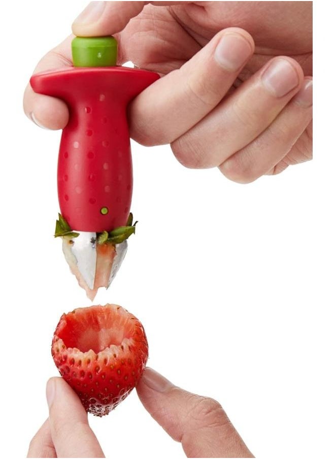 EasyLife - Strawberry Huller Portable Fruit Corer Gadget Fruit Vegetable Leaf Stem Remover Practical Kitchen Tool New - Image 1