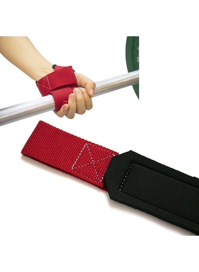 2-Piece Lifting Wrist Straps for Weightlifting  Gym Strength Training Wrist Cushion For Men Women Bodybuilding Deadlift Straps - Image 2