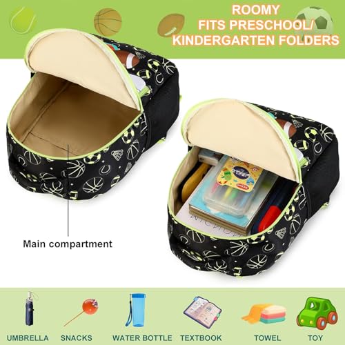 Frantic Waterproof Polyester 26 L School Backpack School Bag Daypack Picnic Bag For Boys & Girls(RR_Black_Multiple_Ball) - Image 5