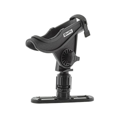 Scotty #282-BK Baitcaster Rod Holder w/Gearhead & Track (Black) - Image 4