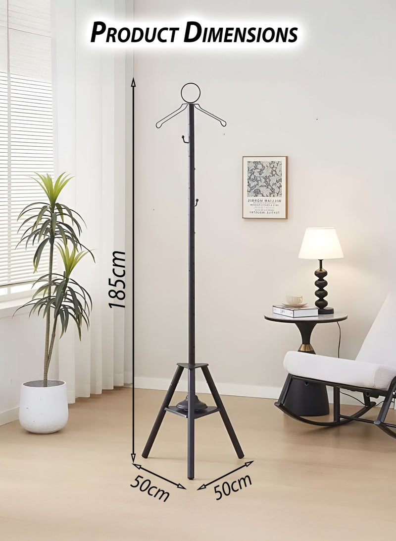 Toshonics Vertical  Arabic Bukhoor Clothes Steamer Stand for Abaya Kandura Thobe 185cm Tall Carbon Steel Incense Burner with Umbrella Smoke Cap, 360° Steam Holes & Hanger for Traditional Garment Fragrance Dukhoon Bakhoor Oudh Al Makhmoukh Haneen Asrar Rehab Haramain - Image 5