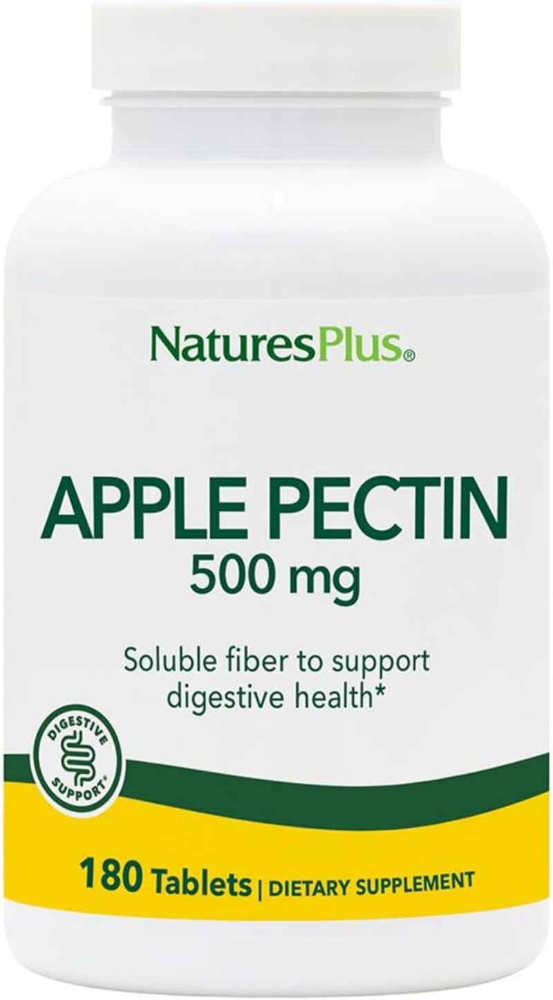 Nature's Plus, Apple Pectin, 500 mg, 180 Tablets - Image 1