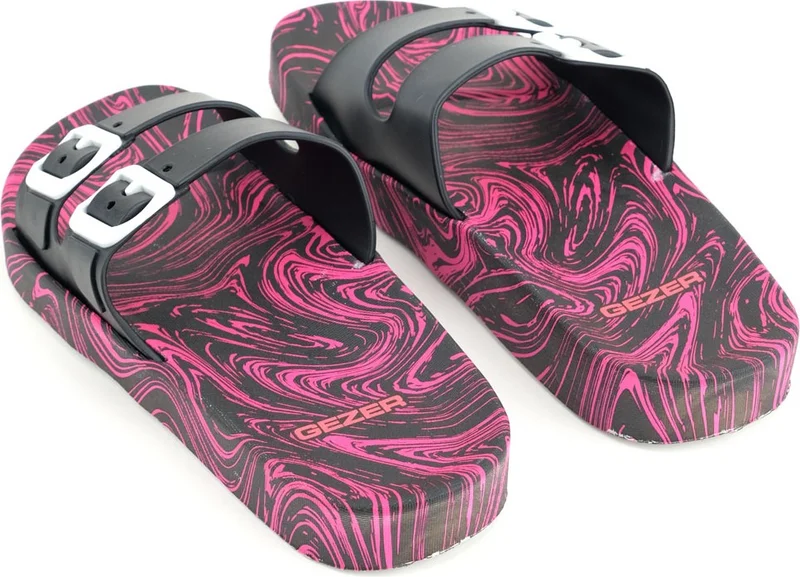 جيزر Women's Summer Airblow Patterned Home Garden Bathroom Wet Floor Suitable Slippers