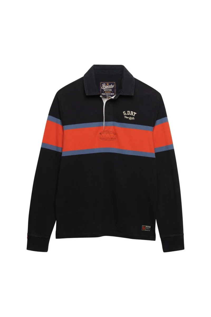 Superdry Vintage Athletic Stripe Rugby Top