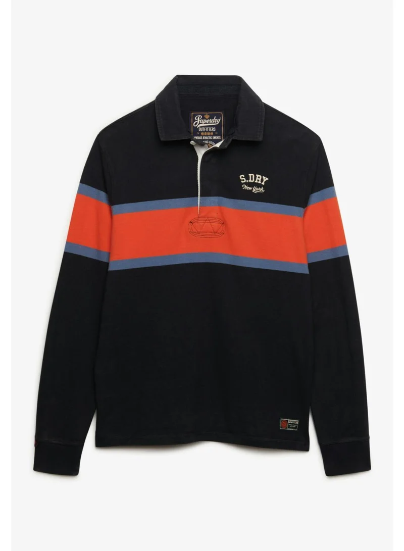 سوبر دراي Vintage Athletic Stripe Rugby Top