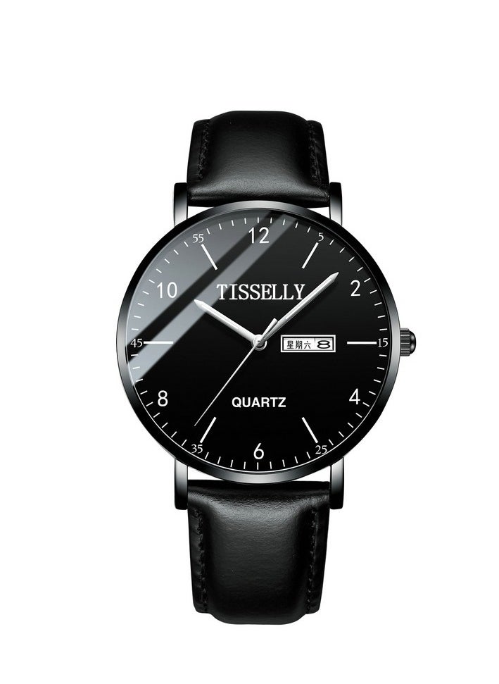 TISSELLY Fashionable men's quartz watch 