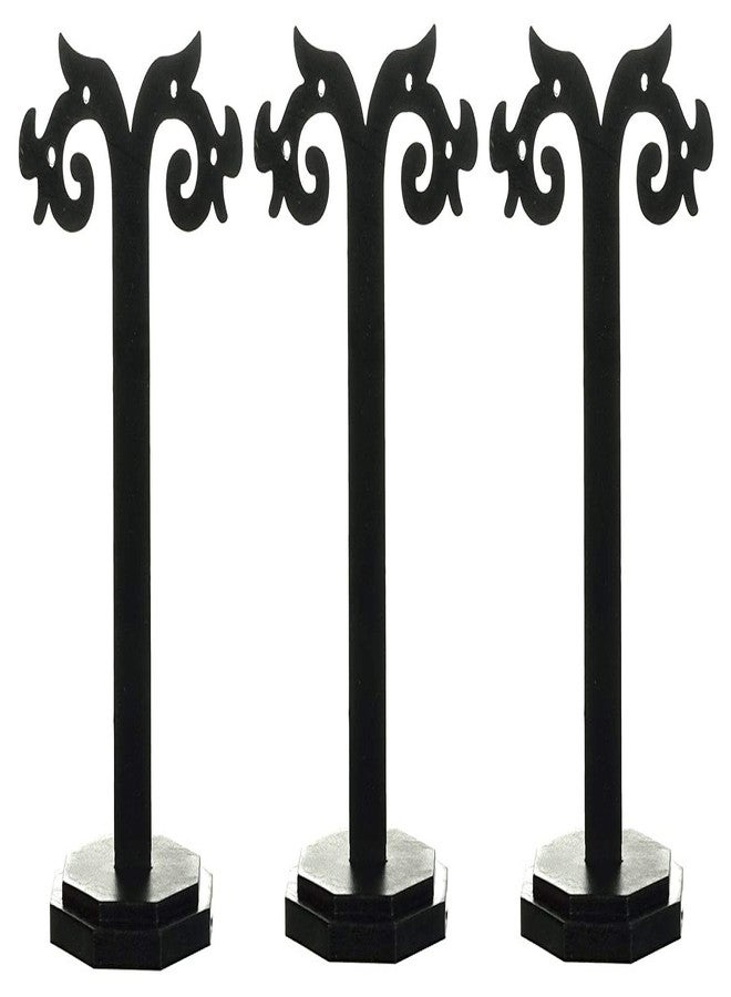 DSS Black Plastic Earrings Display Stand COMBO (PACK OF 3) - Image 1