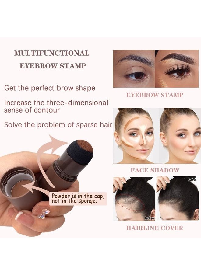 OUHOE Eyebrow Stamp Stencil Kit One Step Brow Stamp Shaping Kit  - Image 3