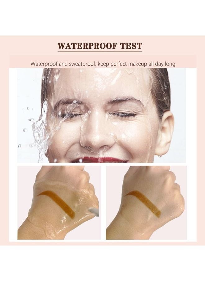 OUHOE Eyebrow Stamp Stencil Kit One Step Brow Stamp Shaping Kit  - Image 5