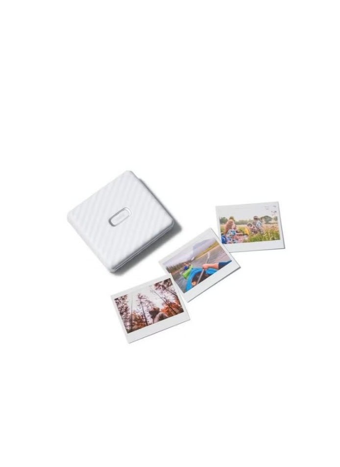 FUJIFILM Fujifilm Instax Link Wide Smartphone Printer – Bluetooth, QR Print Mode, 2.4x3.9” Wide Prints, App Editing – Ash White  - Image 4
