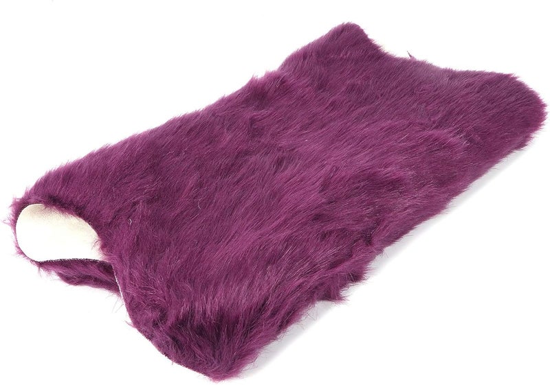 GLOGLOW Nan Faux Sheepskin Area Rug, Soft Carpet for Living Room and Nursery, Fluffy Indoor Decor 15.8x23.6in NonSkid White Faux Fur Rug Daily Necessities (Purple) - Image 4