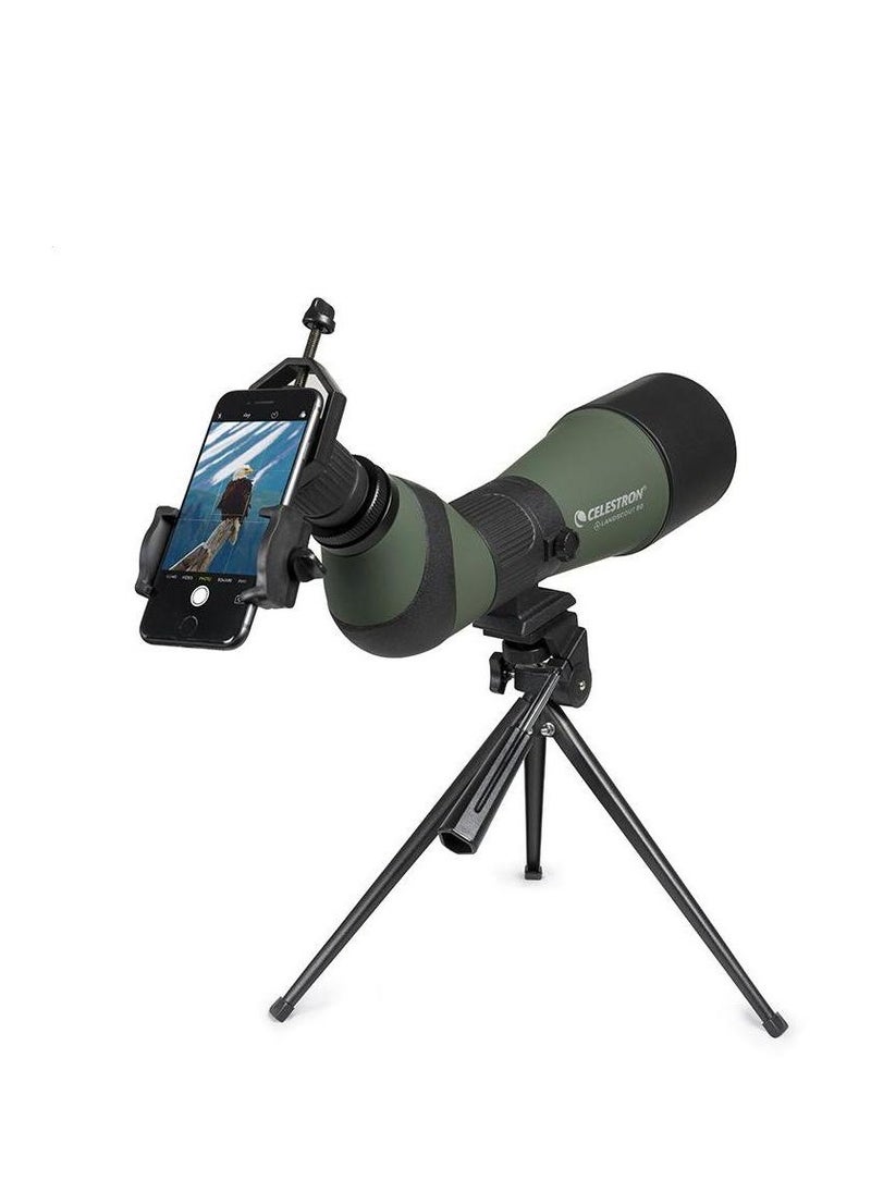 سلسترون منظار مراقبة Celestron LandScout 20-60x80 مع حامل ثلاثي القوائم ومحول للهاتف الذكي  - Image 3